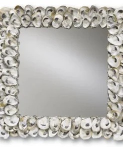 Currey And Company Oyster Shell Mirror Square New Arrivals