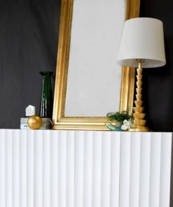 Worlds Away New Arrivals Waverly Floor Mirror Gold Leaf