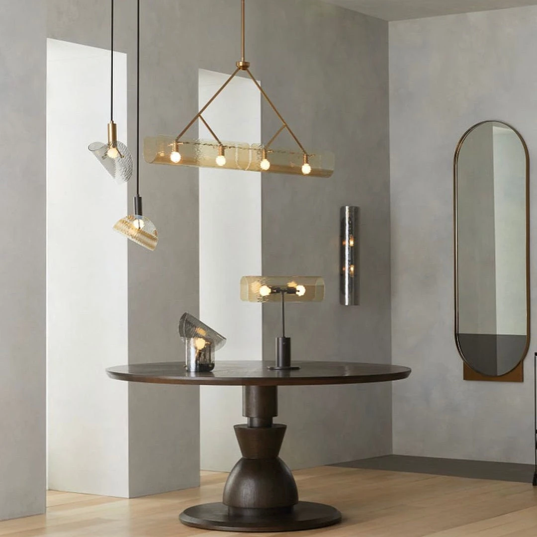 Arteriors Home New Arrivals Bend Pendant Smoke Brass 4 Arteriors Home New Arrivals Bend Pendant Smoke Brass