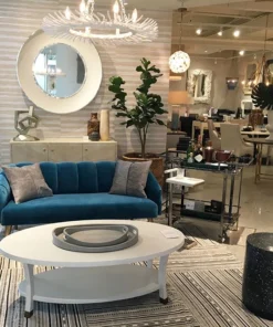 Made Goods Armond Mirror Snow And Silver