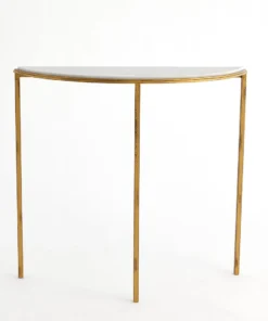 Global Views New Arrivals Hammered Gold Console