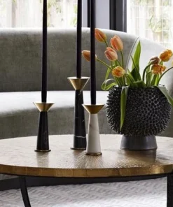 Arteriors Home Tenbrooke Candleholders White Set Of Two New Arrivals