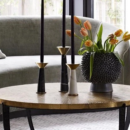 Arteriors Home New Arrivals Tenbrooke Candleholders Black Set Of Two 4 Arteriors Home New Arrivals Tenbrooke Candleholders Black Set Of Two