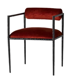 Arteriors Home Barbana Chair Paprika Velvet New Arrivals