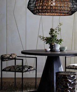 Arteriors Home New Arrivals Barbana Chair Ocelot Embroidery