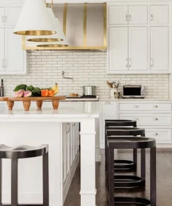 Noir Saddle Counter Stool Hand Rubbed Black