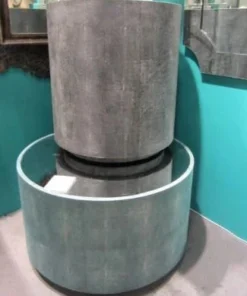 Made Goods Cara Cocktail Table Cool Gray Faux Shagreen New Arrivals