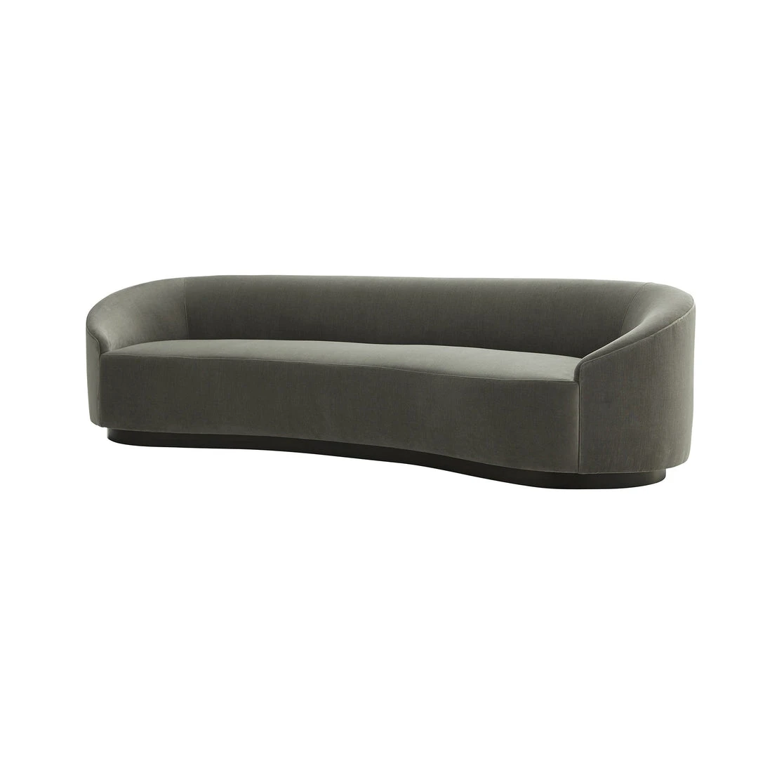 Arteriors Home Turner Sofa Sharkskin Velvet Grey Ash 3 Arteriors Home Turner Sofa Sharkskin Velvet Grey Ash