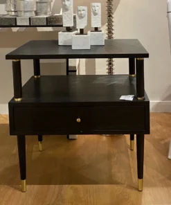 Bungalow 5 Gabriel 1 Drawer Side Table Espresso