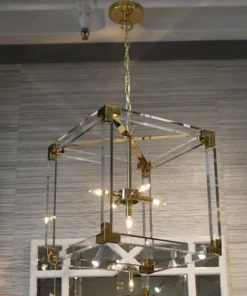 Worlds Away New Arrivals Eli Pendant Brass