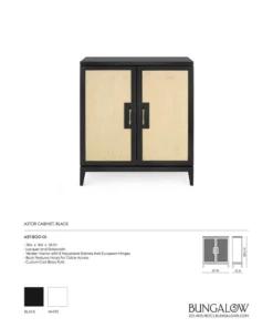 Bungalow 5 Astor Cabinet Black New Arrivals 14 Bungalow 5 Astor Cabinet Black New Arrivals