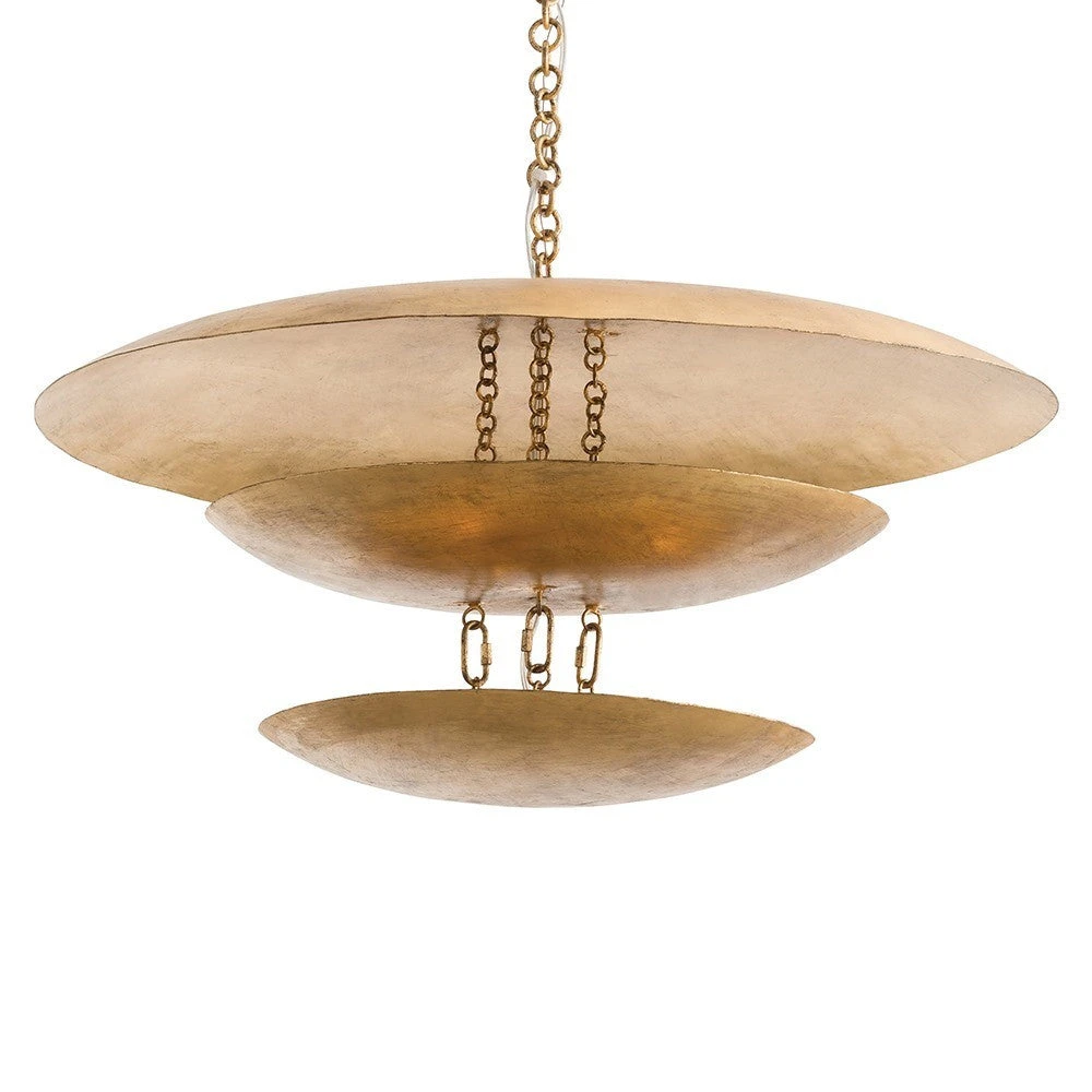 Arteriors Home Florko Chandelier Gold Leaf 3 Arteriors Home Florko Chandelier Gold Leaf