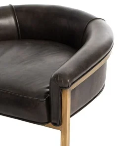 Arteriors Home Calvin Counter Stool Brindle And Brass