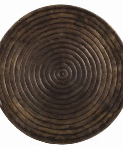 Arteriors Home Clint Side Table Antique Bronze