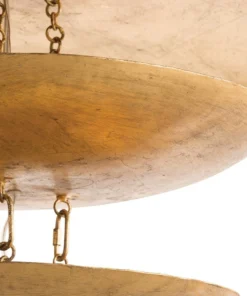 Arteriors Home Florko Chandelier Gold Leaf 21 Arteriors Home Florko Chandelier Gold Leaf