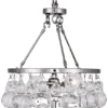 Robert Abbey Bling Small Chandelier Polished Nickel