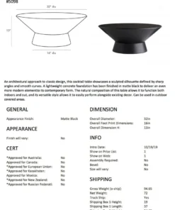 Arteriors Home Beckham Cocktail Table New Arrivals