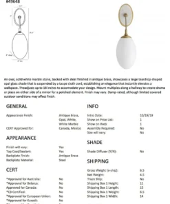 Arteriors Home New Arrivals Bindi Sconce