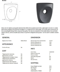 Arteriors Home New Arrivals Brett Accent Table