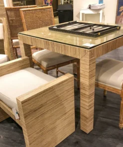 Bungalow 5 New Arrivals Valentina Papyrus Game Table Natural