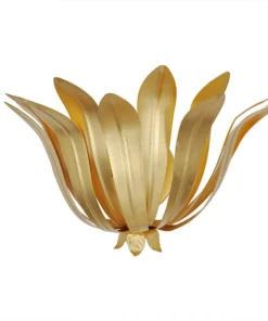 Worlds Away Cayman Sconce Gold
