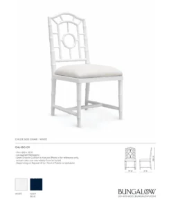 Bungalow 5 Chloe Side Chair White