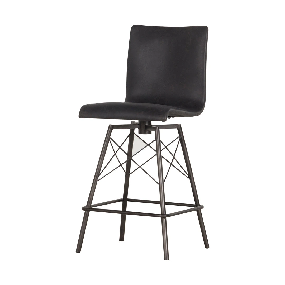 Four Hands Diaw Counter Stool Rialto Ebony New Arrivals 3 Four Hands Diaw Counter Stool Rialto Ebony New Arrivals