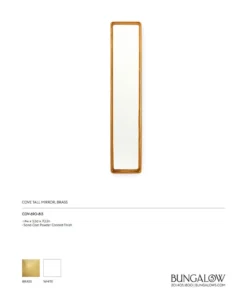 Bungalow 5 Cove Tall Mirror Brass New Arrivals 7 Bungalow 5 Cove Tall Mirror Brass New Arrivals