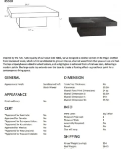 Arteriors Home New Arrivals Campbell Cocktail Table 14 Arteriors Home New Arrivals Campbell Cocktail Table
