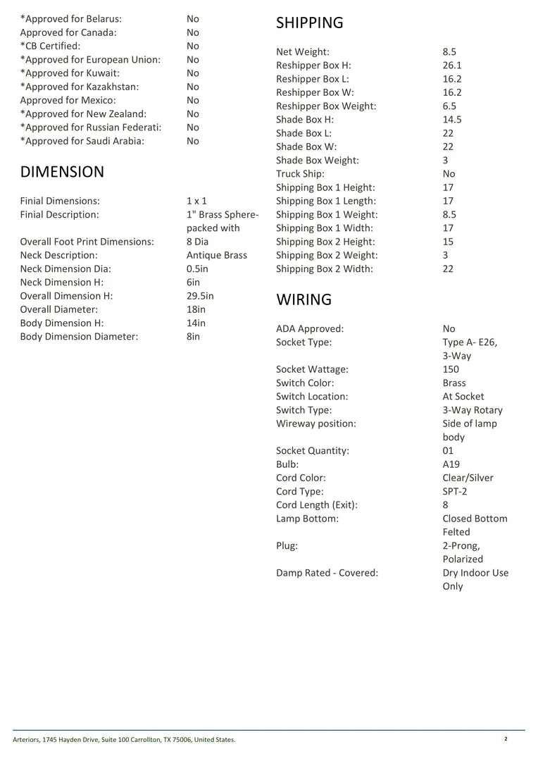 Arteriors Home Capelli Lamp New Arrivals 8 Arteriors Home Capelli Lamp New Arrivals