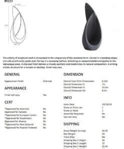 Arteriors Home New Arrivals Celine Sculpture