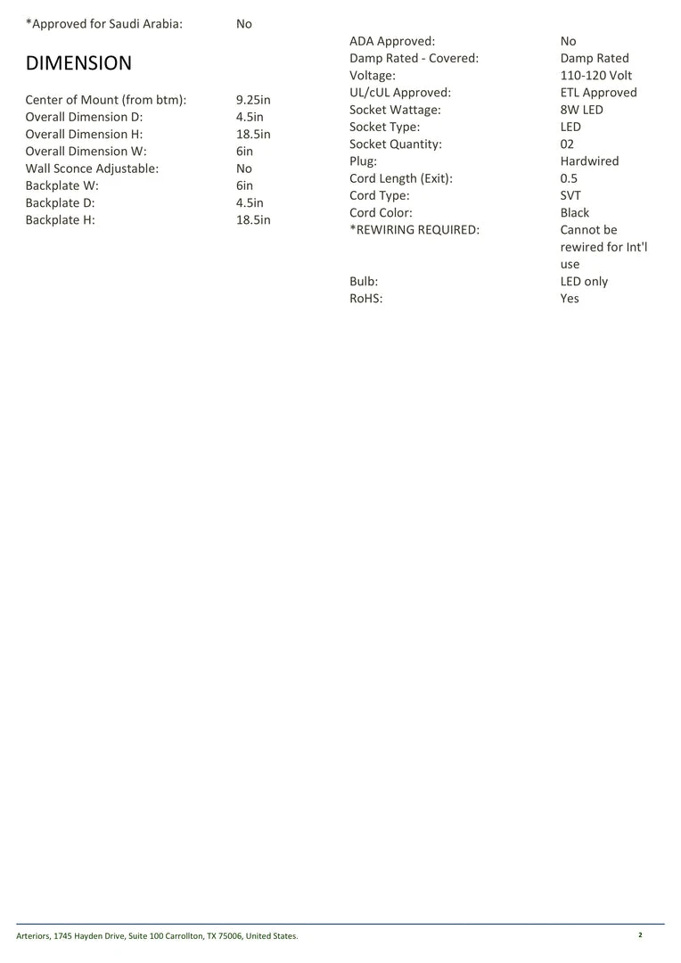 Arteriors Home Charlie Sconce New Arrivals 8 Arteriors Home Charlie Sconce New Arrivals