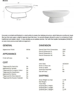 Arteriors Home New Arrivals Chelsea Centerpiece 19 Arteriors Home New Arrivals Chelsea Centerpiece