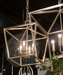 Currey And Company Denison Lantern Silver - 4 Sizes New Arrivals