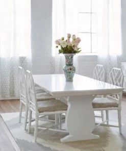 Bungalow 5 Porto Dining Table White