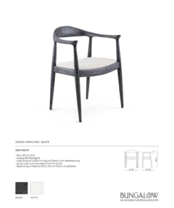 Bungalow 5 Danish Armchair Black New Arrivals 20 Bungalow 5 Danish Armchair Black New Arrivals