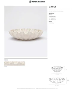 Made Goods Darci Marble Bowl New Arrivals