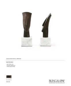 Bungalow 5 New Arrivals Delos Statue Pair Bronze 11 Bungalow 5 New Arrivals Delos Statue Pair Bronze