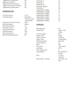 Arteriors Home New Arrivals Dale Lamp Clear And Black