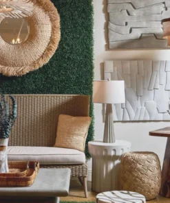 Made Goods Nova Table Lamp Gray Cement And Gold Leaf New Arrivals