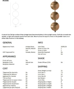 Arteriors Home New Arrivals Diesel Wall Sconce