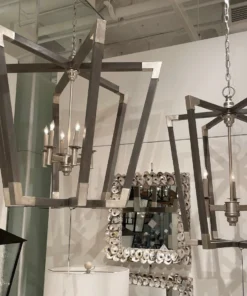 Currey And Company Bastian Large Lantern Gray New Arrivals