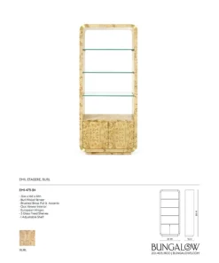 Bungalow 5 New Arrivals Emil Etagere Burl