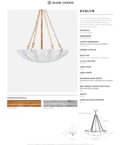 Made Goods New Arrivals Evelyn Chandelier Silver 10 Made Goods New Arrivals Evelyn Chandelier Silver