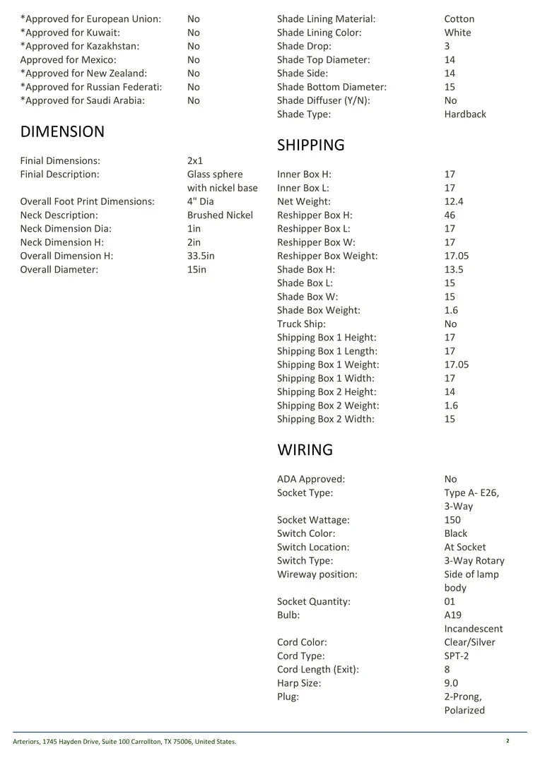 Arteriors Home Edge Table Lamp 7 Arteriors Home Edge Table Lamp