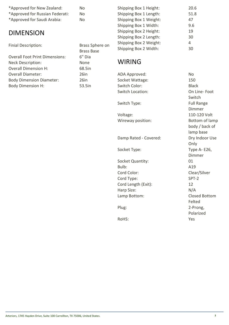 Arteriors Home New Arrivals Elden Floor Lamp Black 8 Arteriors Home New Arrivals Elden Floor Lamp Black