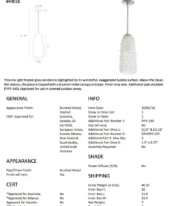 Arteriors Home New Arrivals Ezra Pendant