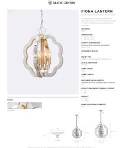 Made Goods New Arrivals Fiona Lantern