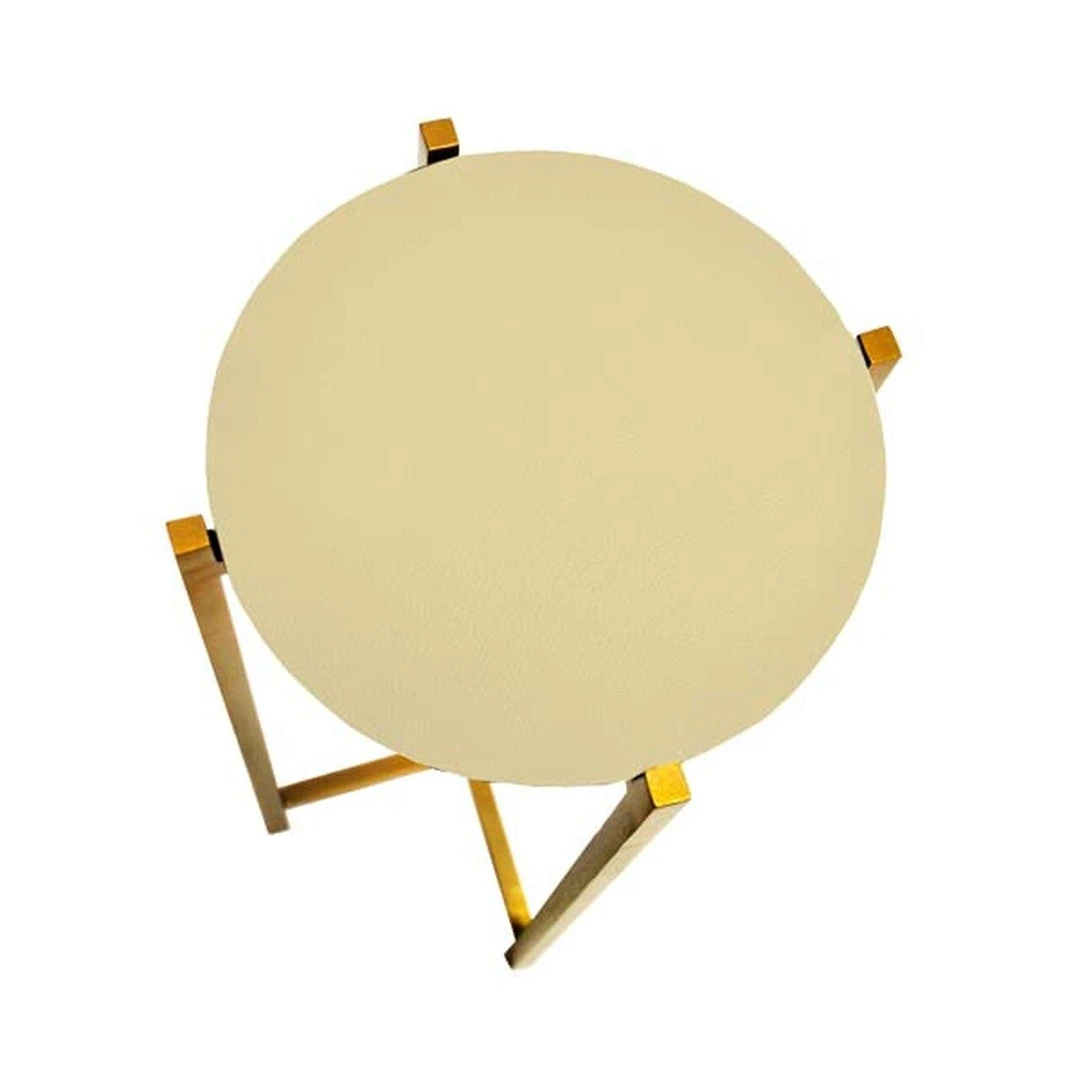 Worlds Away Fitz Cigar Table Antique Brass And Beige Faux Shagreen 4 Worlds Away Fitz Cigar Table Antique Brass And Beige Faux Shagreen