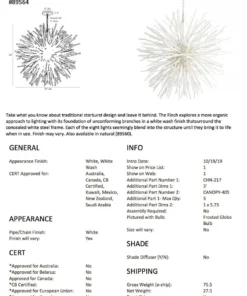 Arteriors Home Finch Chandelier White 17 Arteriors Home Finch Chandelier White